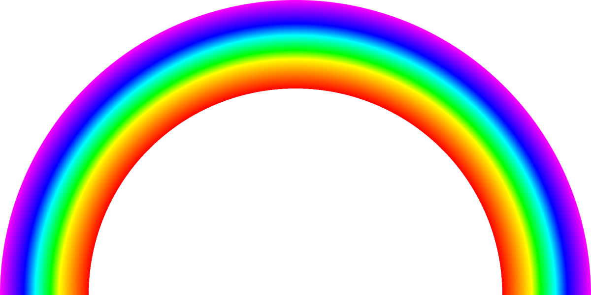 Радуга без фона