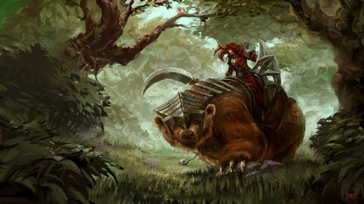 Медведь арт