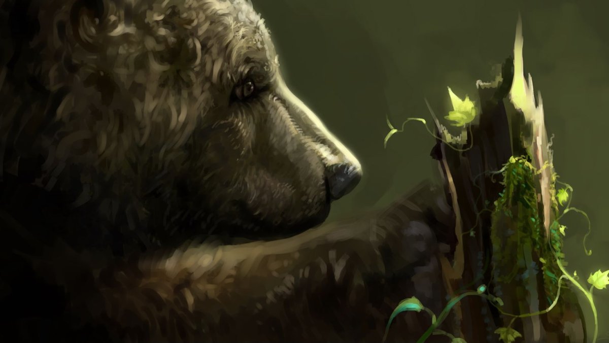 Медведь арт