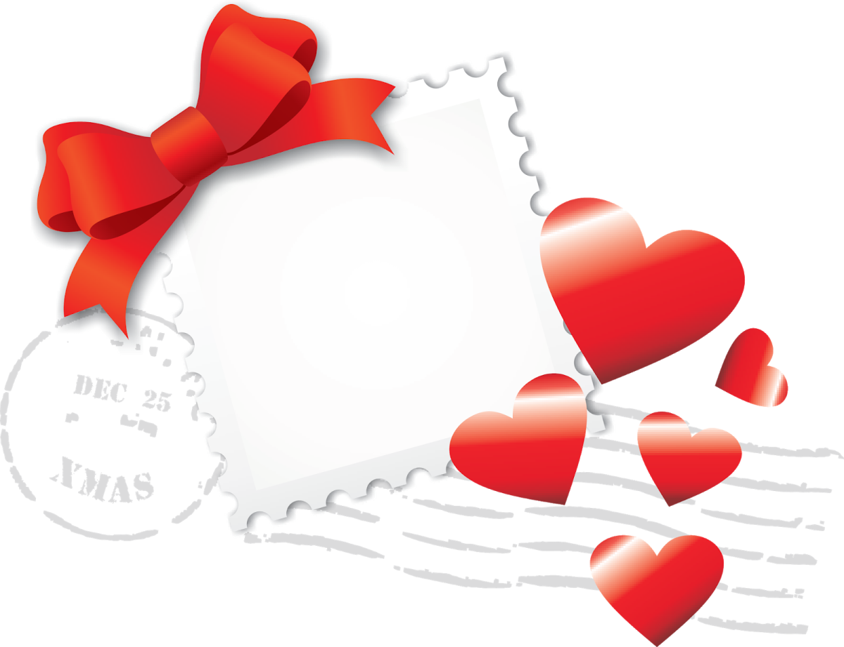 Сердце с надписью