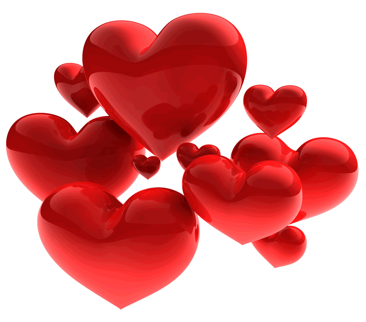 С красным сердцем