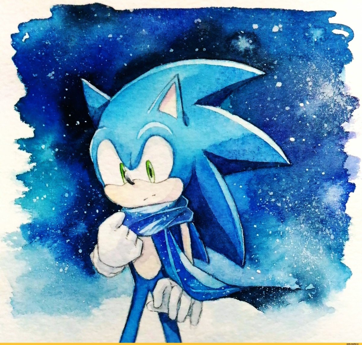 Нарисовать Соника