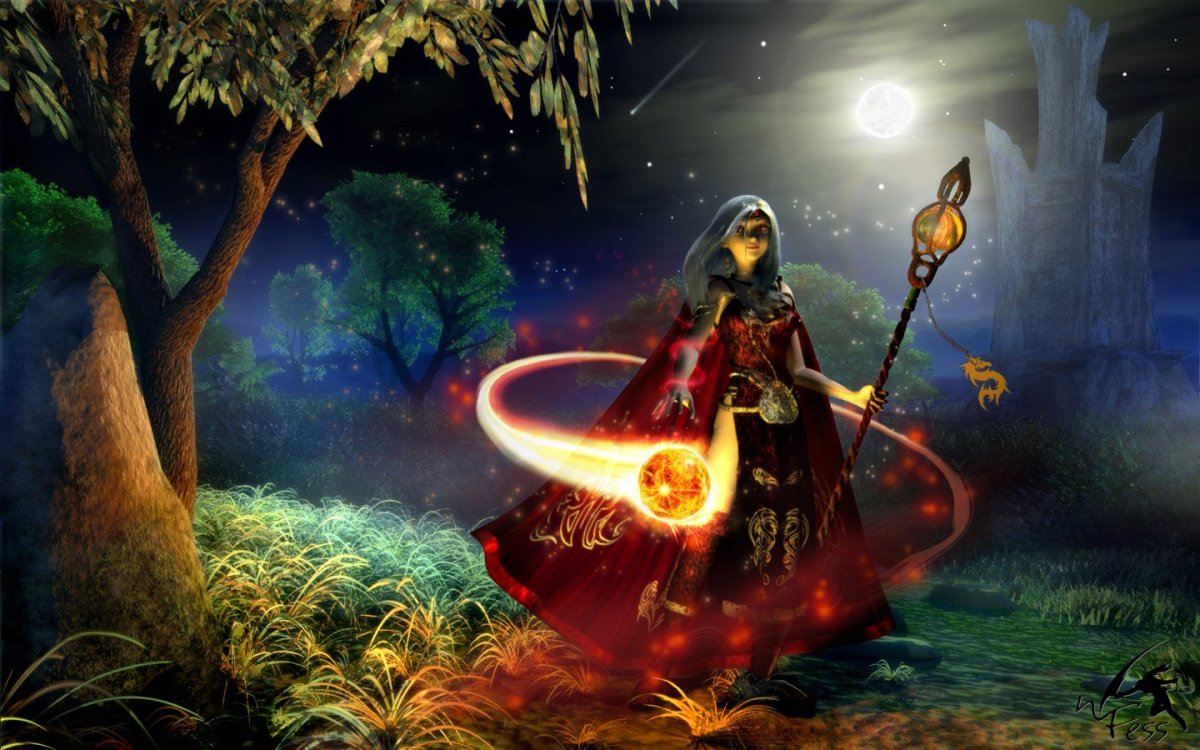 Колдун чародей волшебник Заклинатель