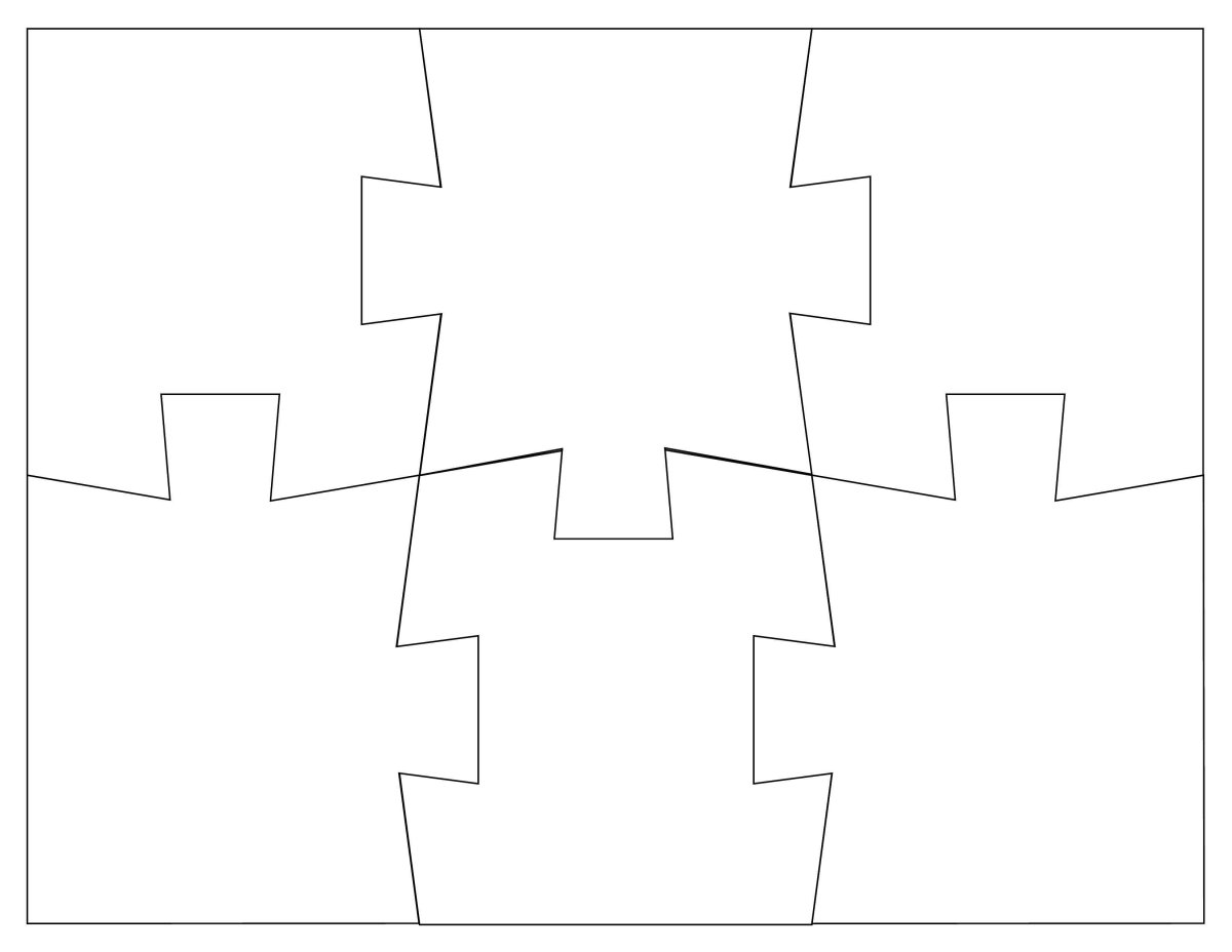 Пазлы трафарет для вырезания