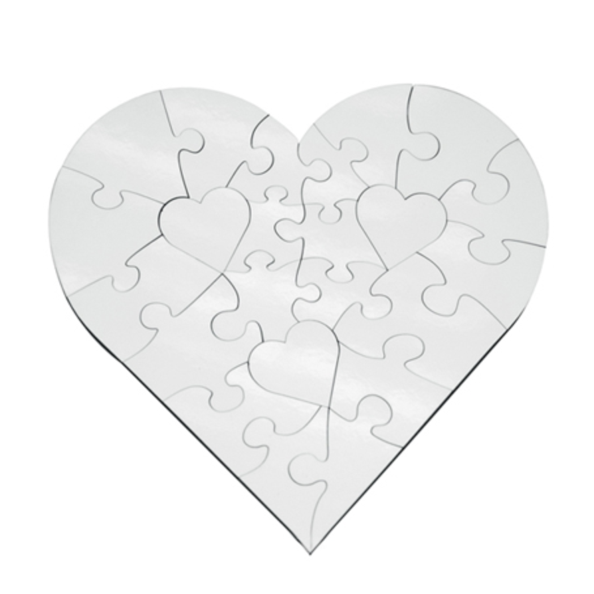 Трафарет валентинки