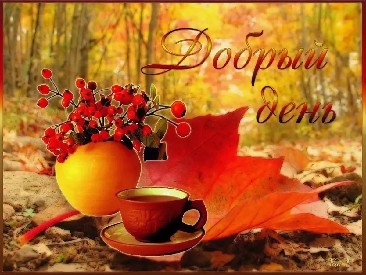 Чудесного осеннего утра