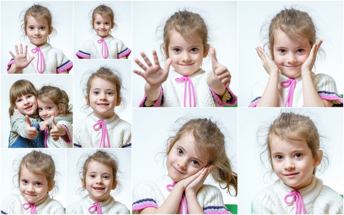 Части лица эмоции