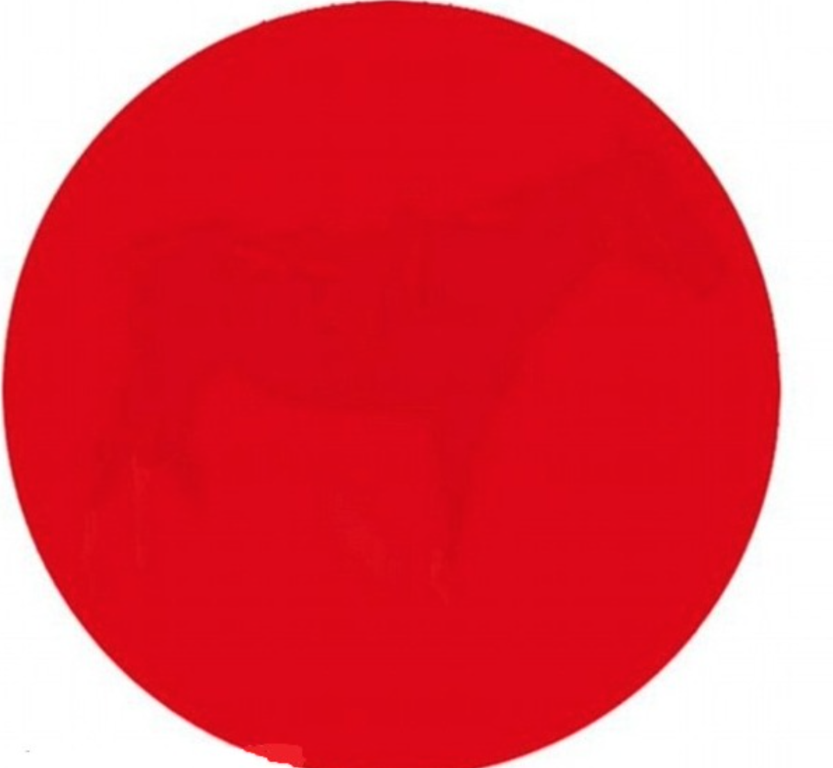 Большой красный круг