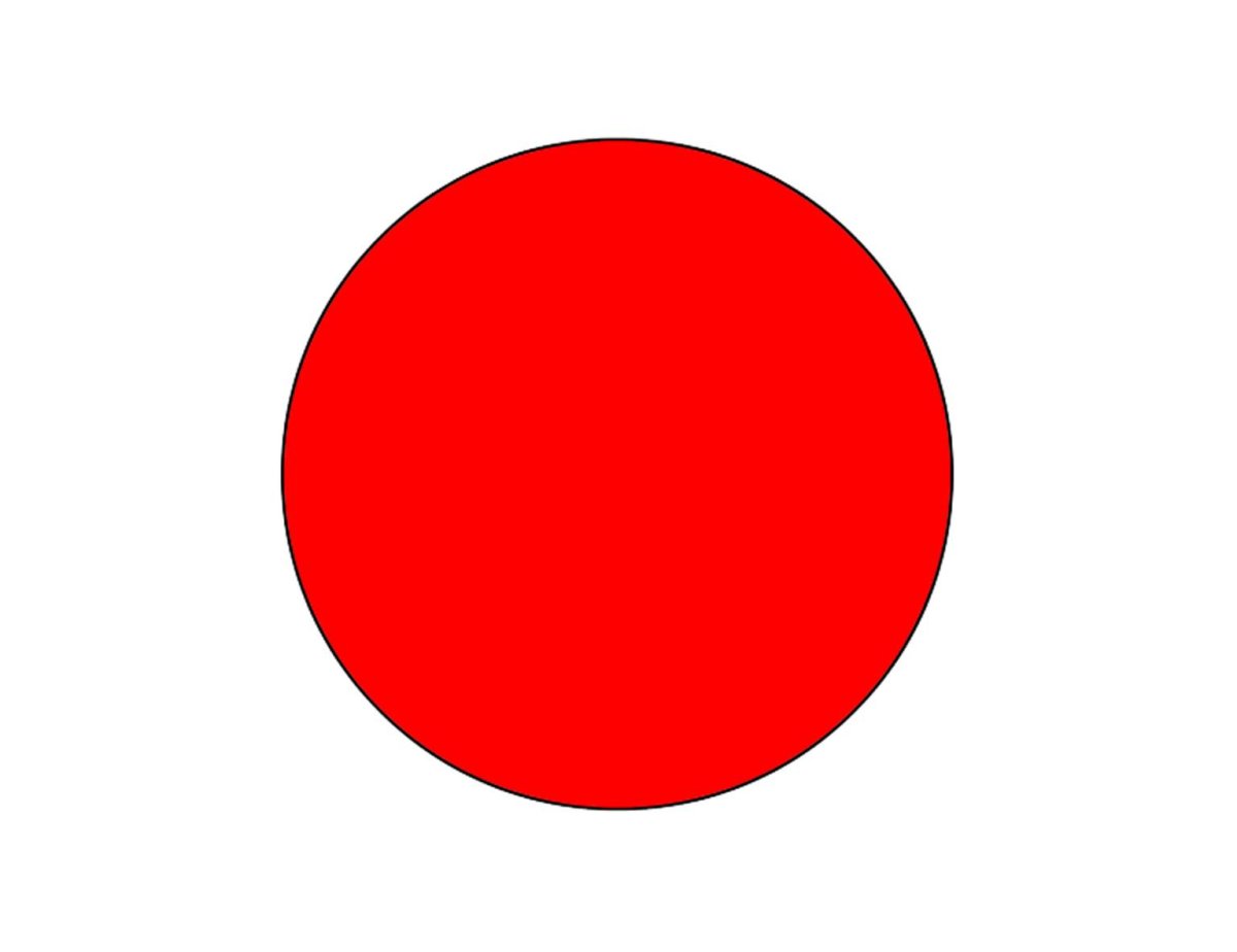 Япония флаг Клякса