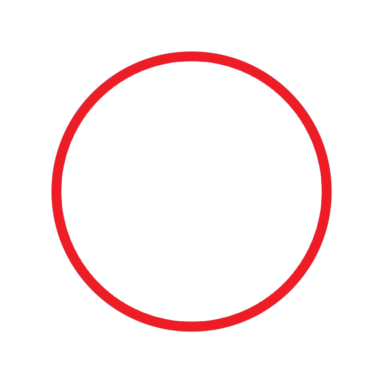 Красный кружок