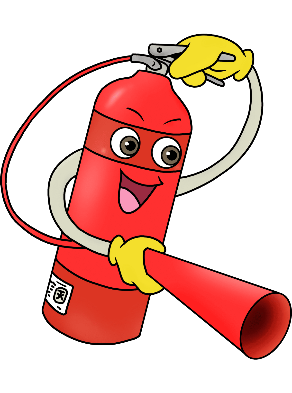 Огнетушитель раскраска для детей