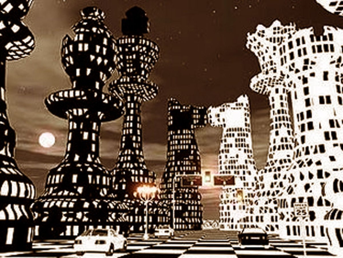 Шахматное королевство поделка