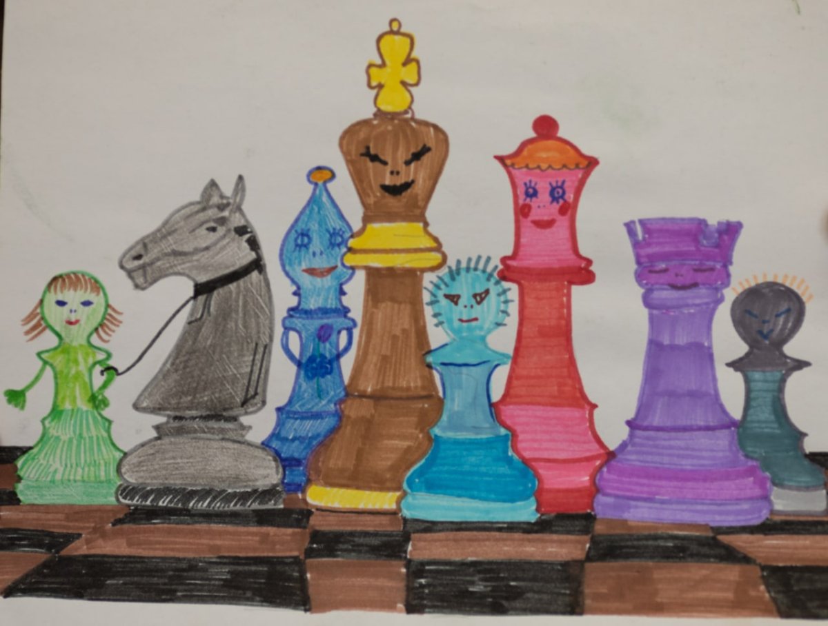 Шахматы в Алисе в Зазеркалье