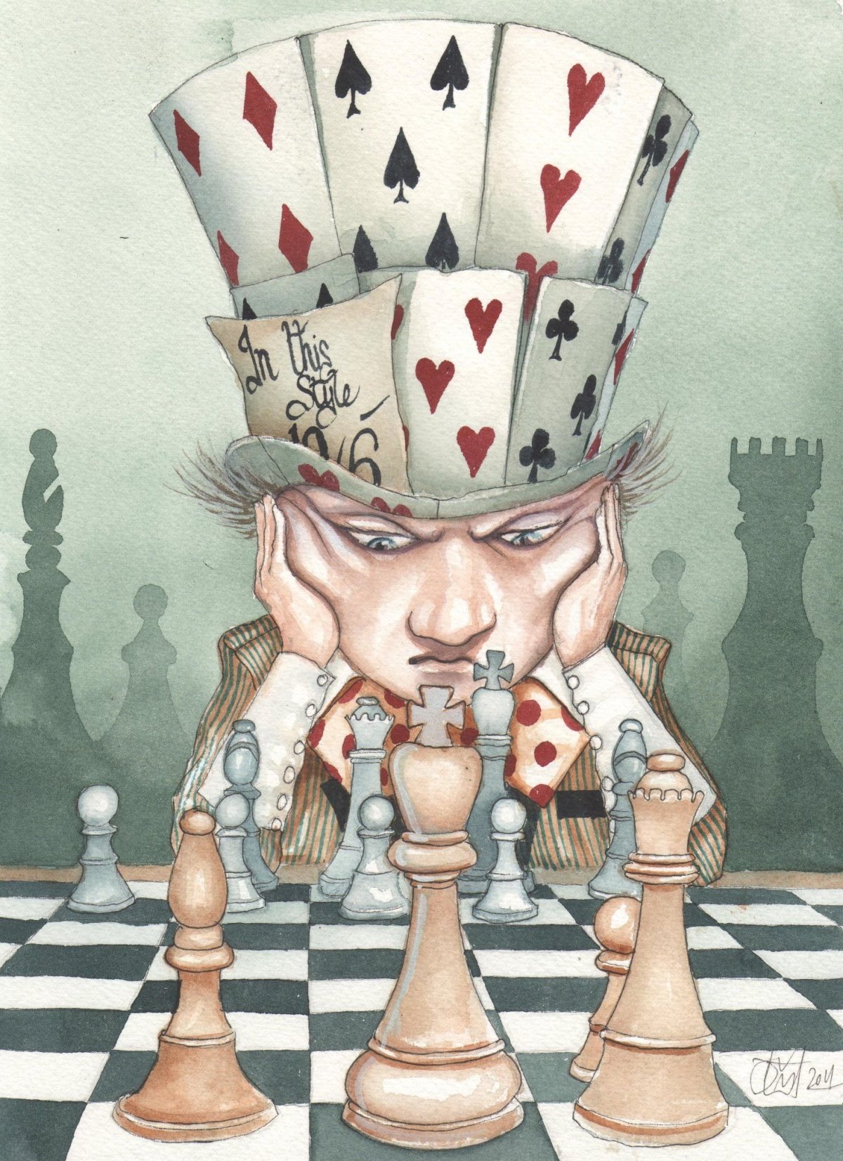 Шахматная Королева из Алисы в стране чудес