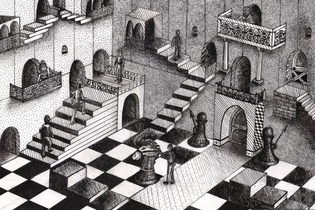 Шахматы фигуры сбоку