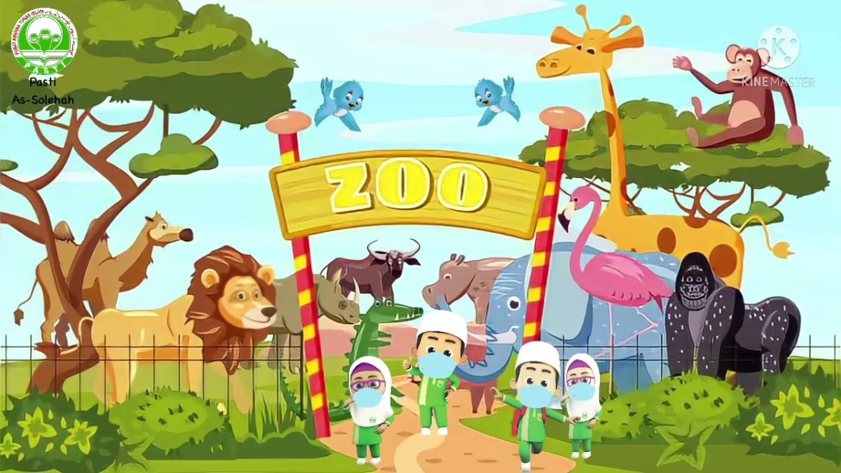 Зоопарк мультяшный