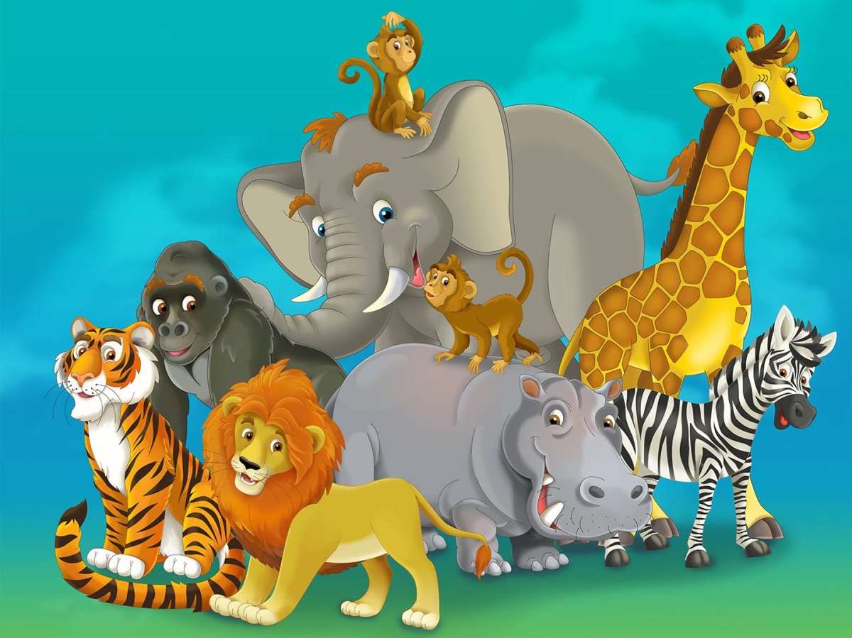 Герои мультика сафари