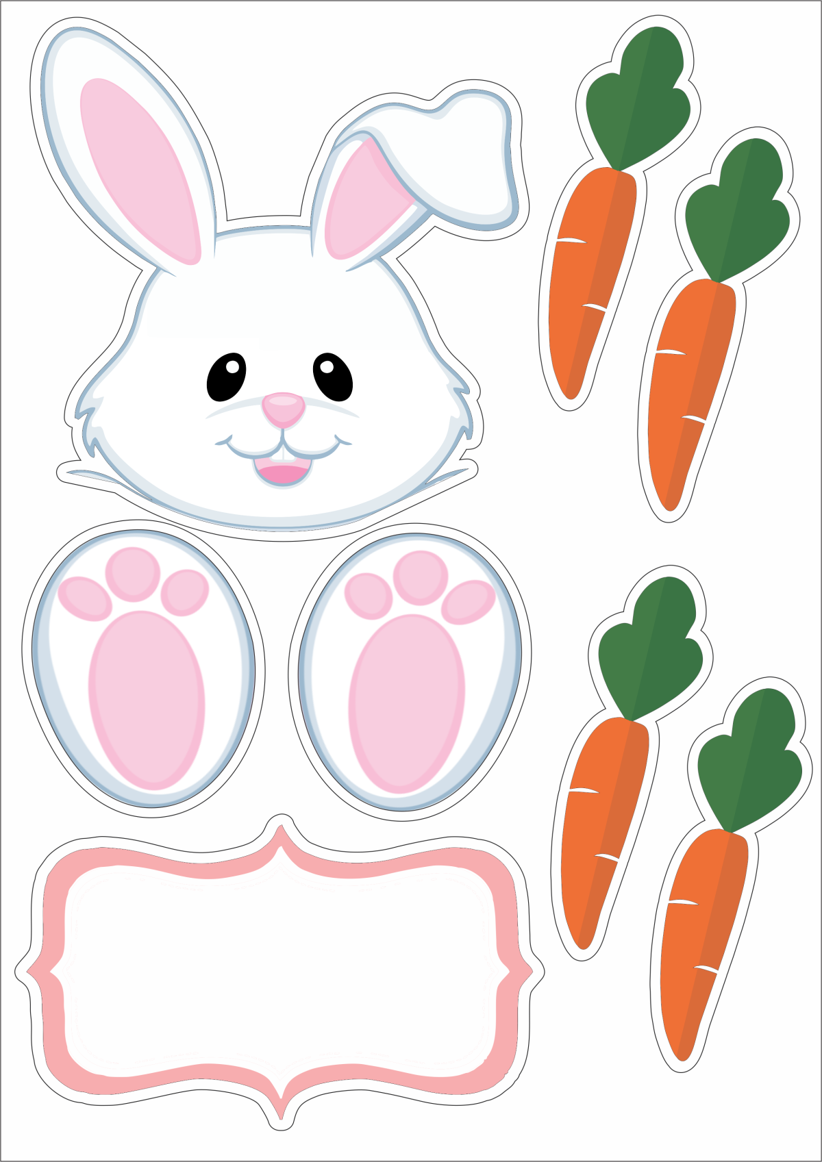 Заяц раскраска для детей