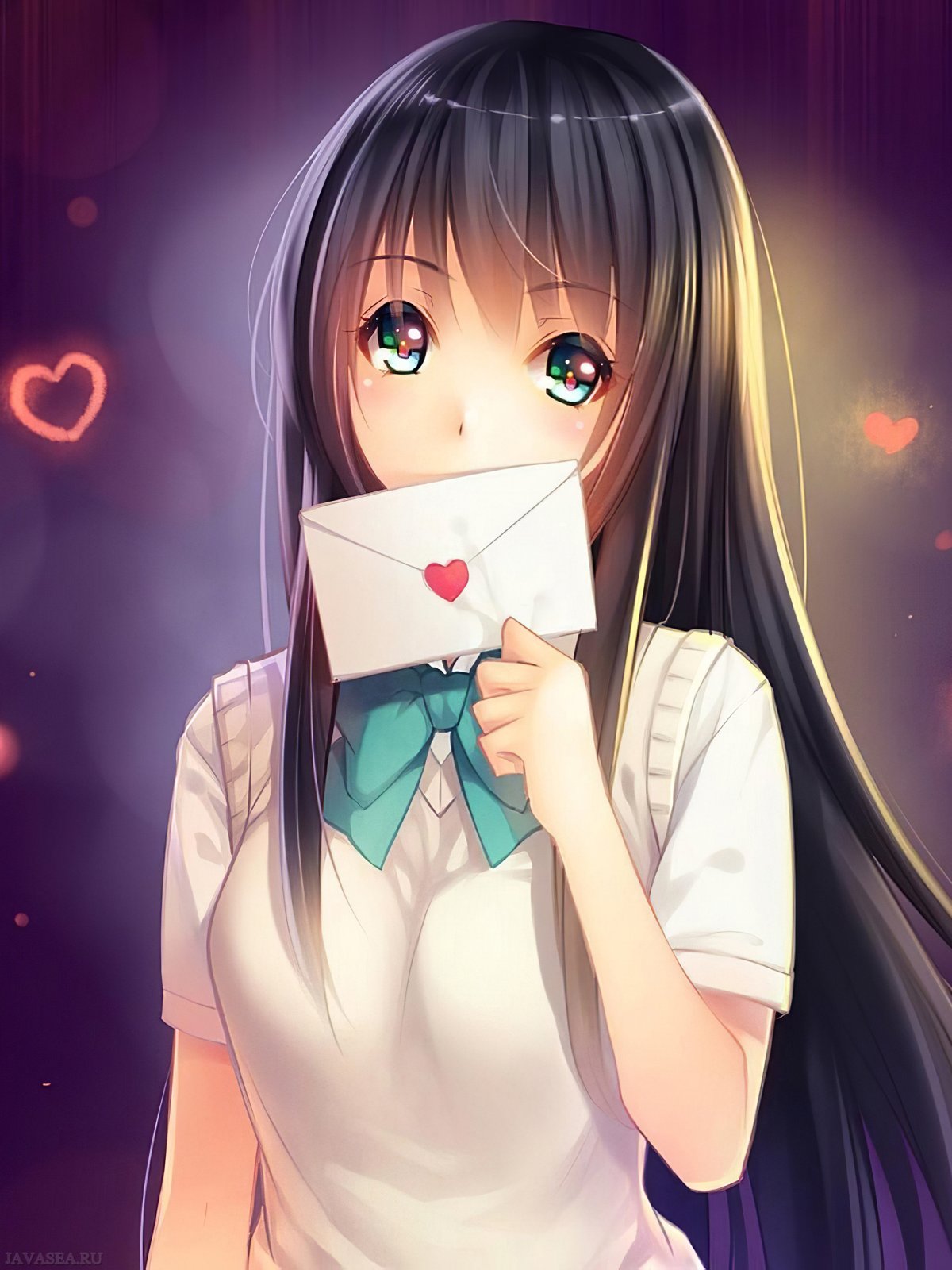 Сердечко руками аниме