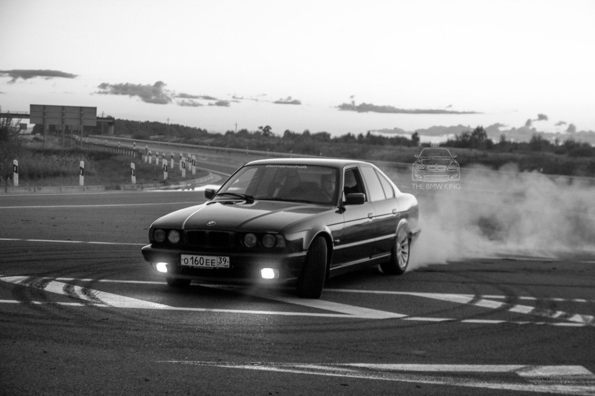 BMW 5 e34 дрифт