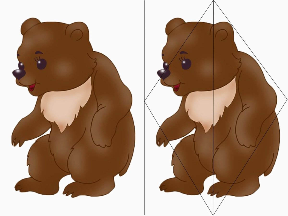 Медведь рисунок для детей