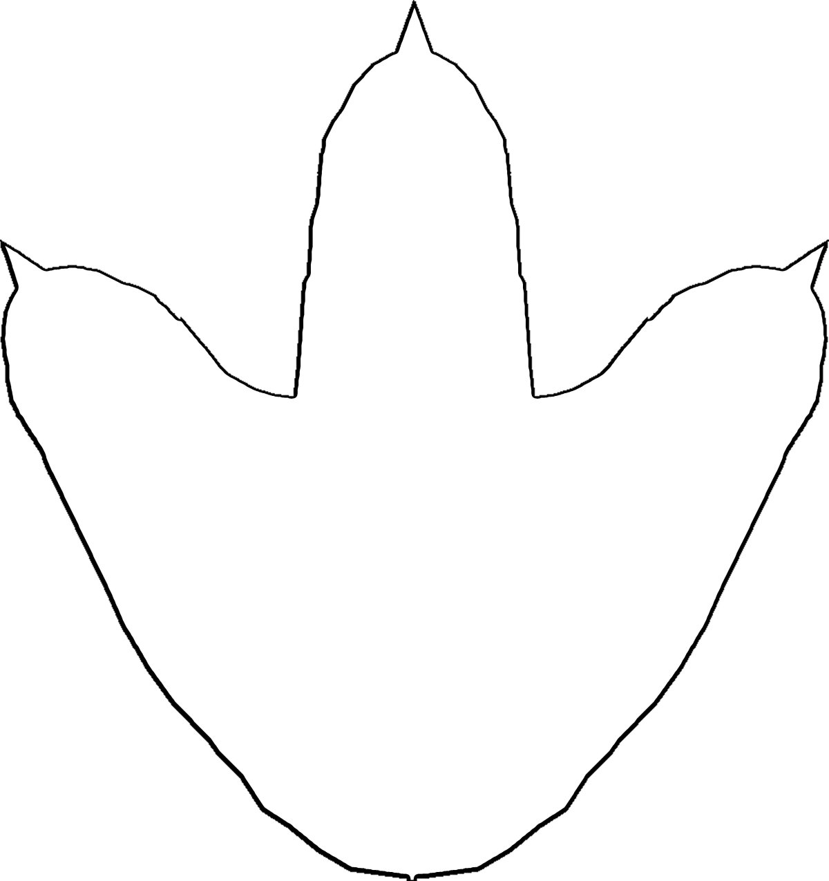 Отпечаток лапы динозавра