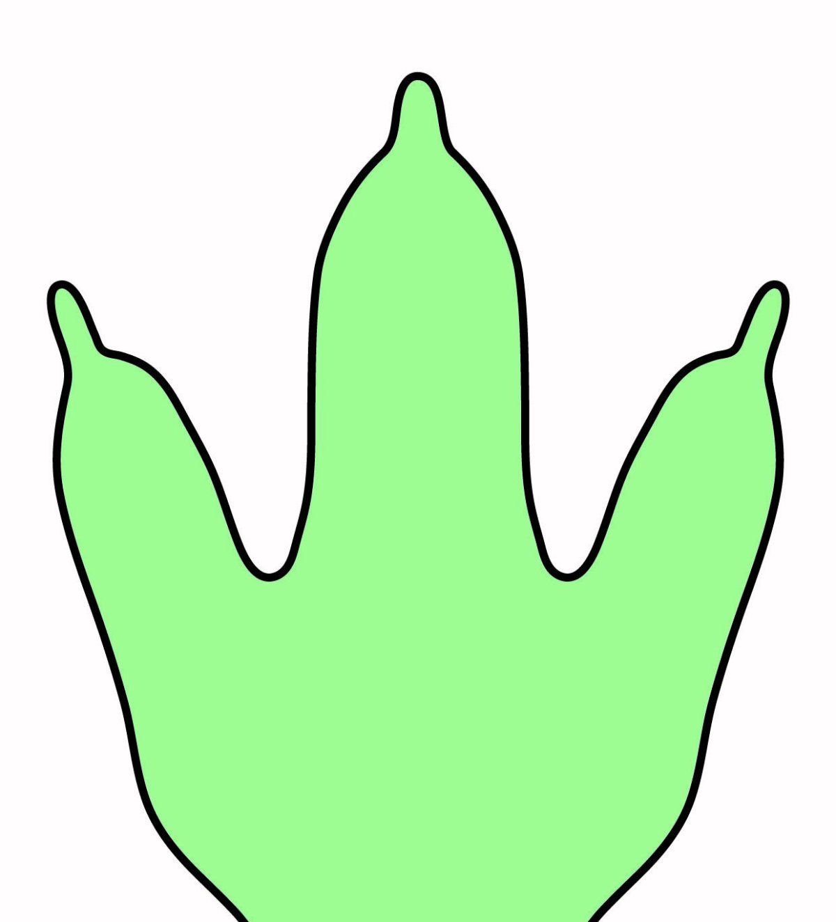 Отпечаток лапы крокодила