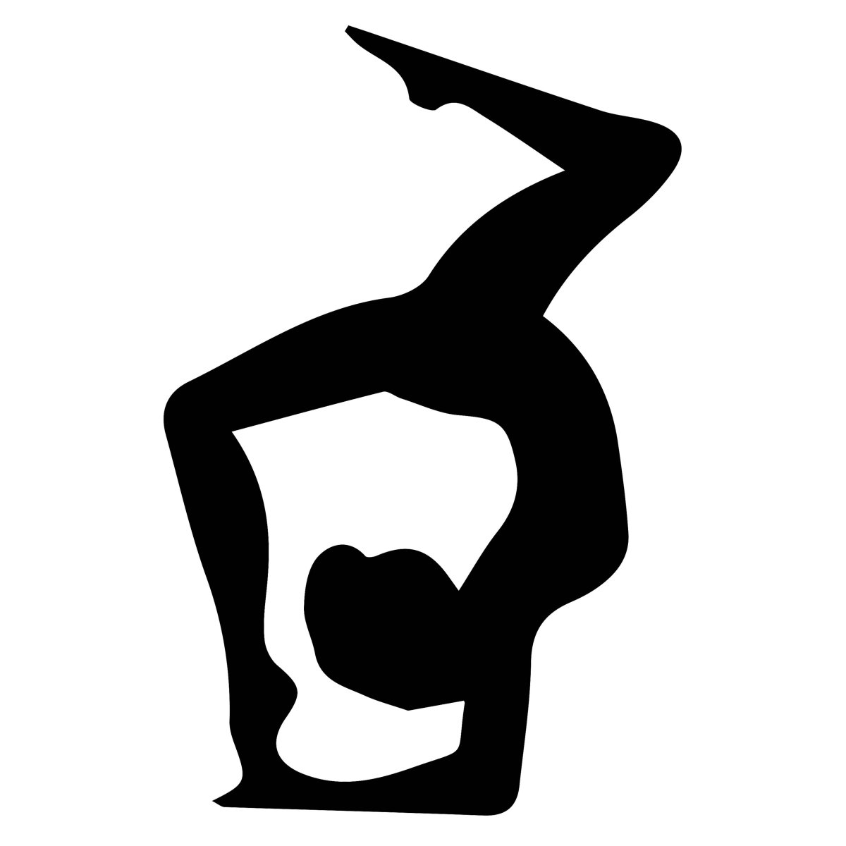 Раскраска гимнастка