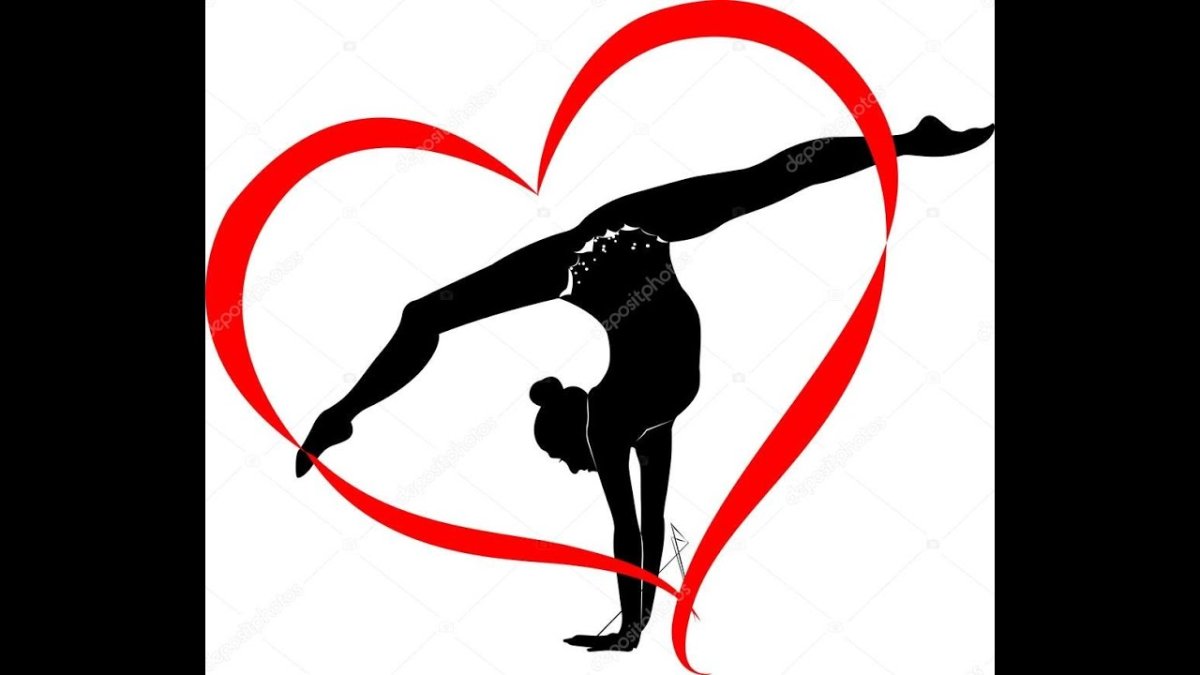 Рисовать гимнастку с лентой