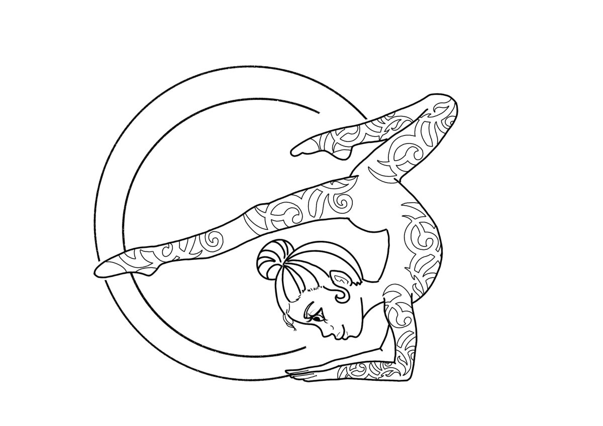 Акробатические элементы силуэты