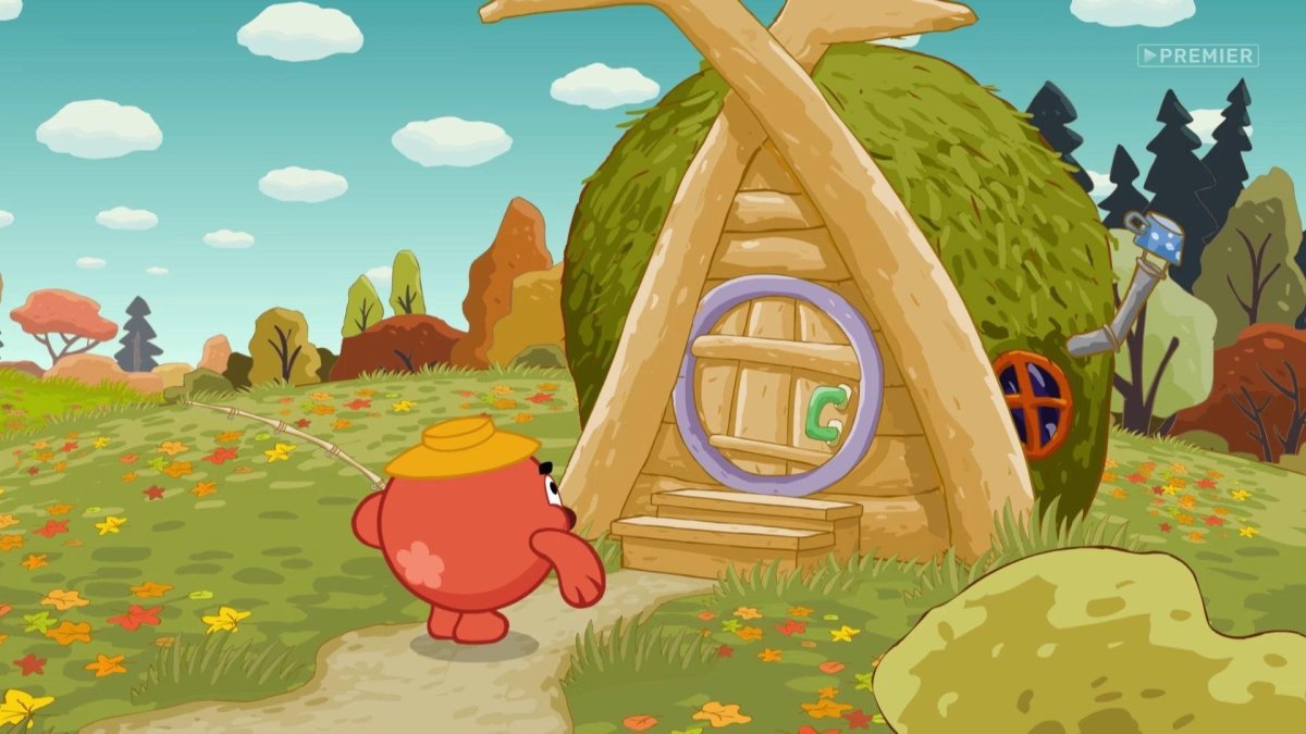 Домики смешариков внутри Бараш