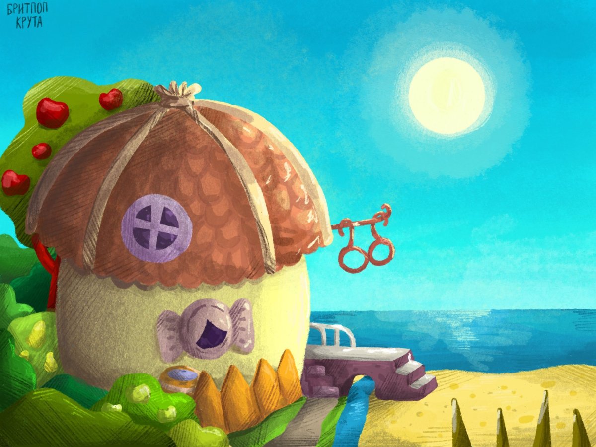 Смешарики домик Копатыча