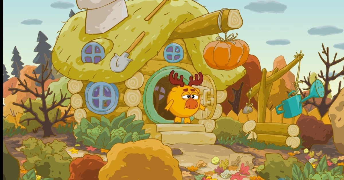 Смешарики домик Нюши