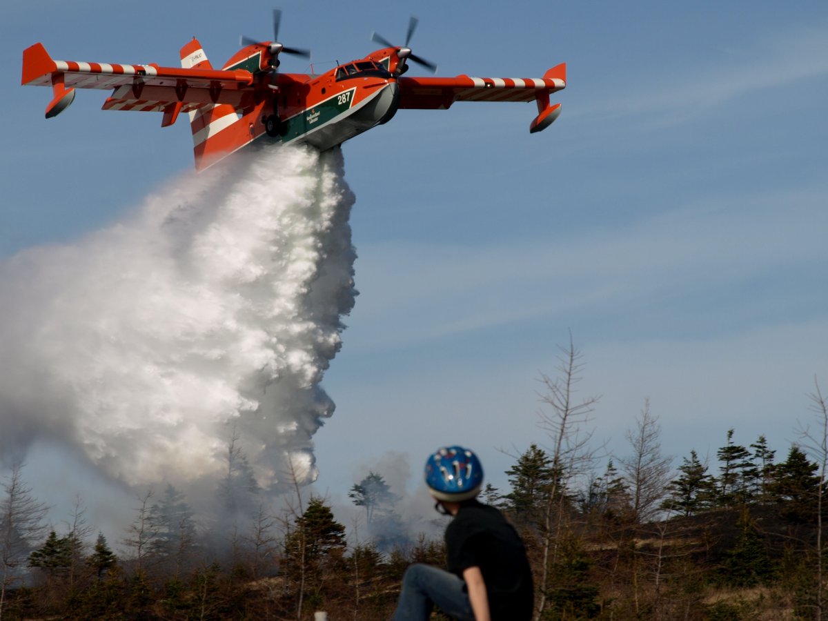 Пожарный самолет Боинг 747