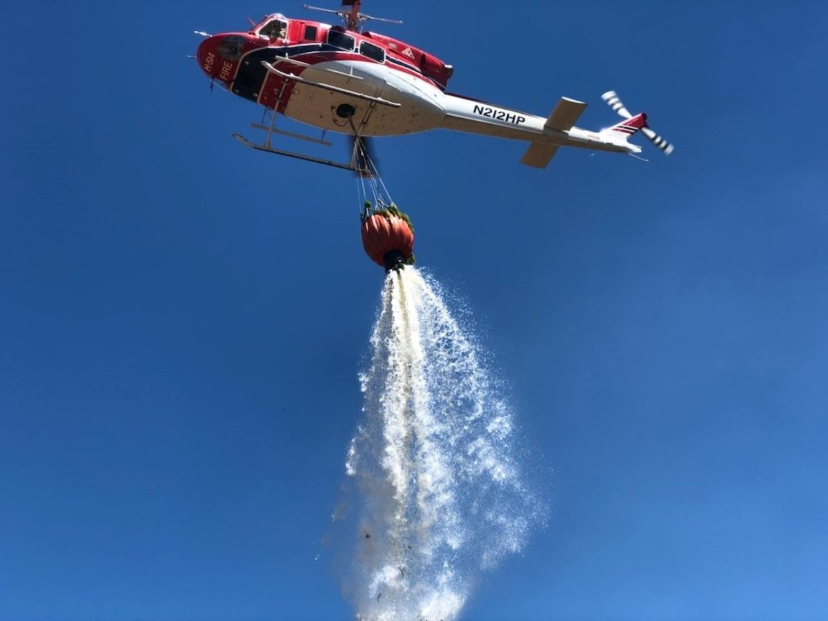 Вертолет "пожарный"