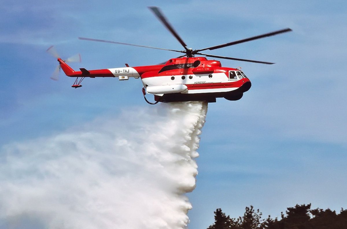 Пожарные самолеты и вертолеты