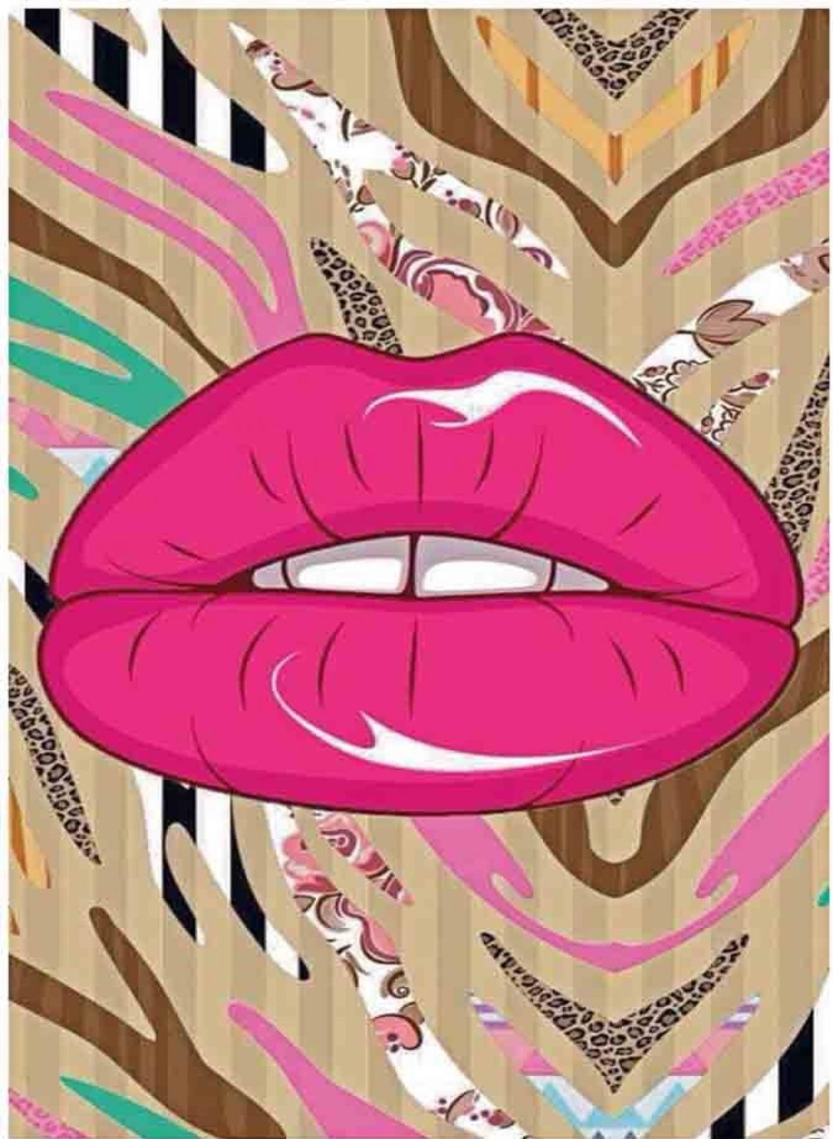 Заставка на телефон губы