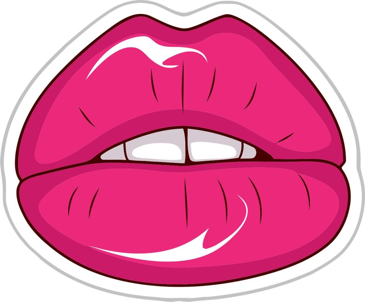 Нарисовать губы