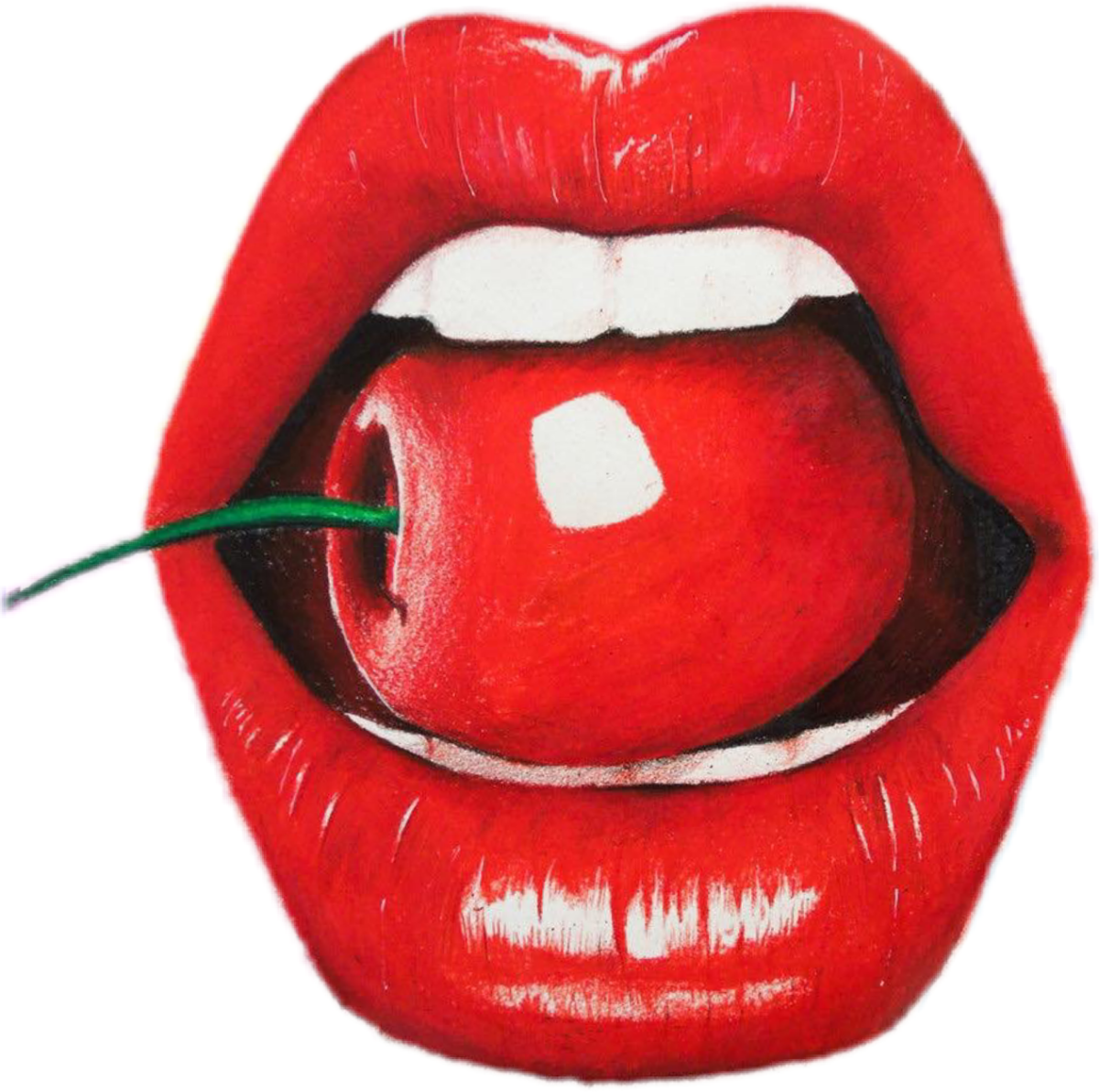 Губы поп арт