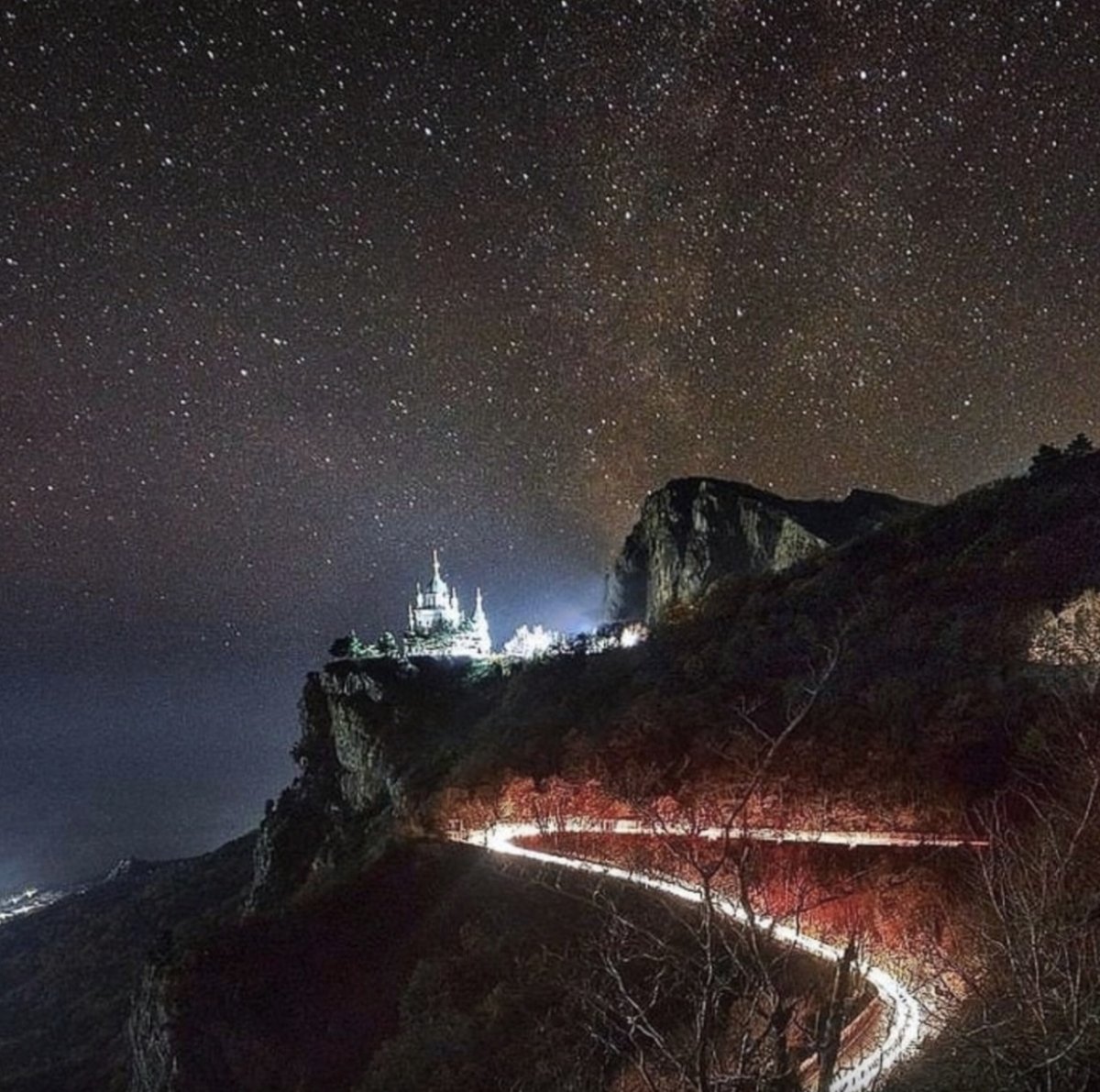 Форосская Церковь ночью