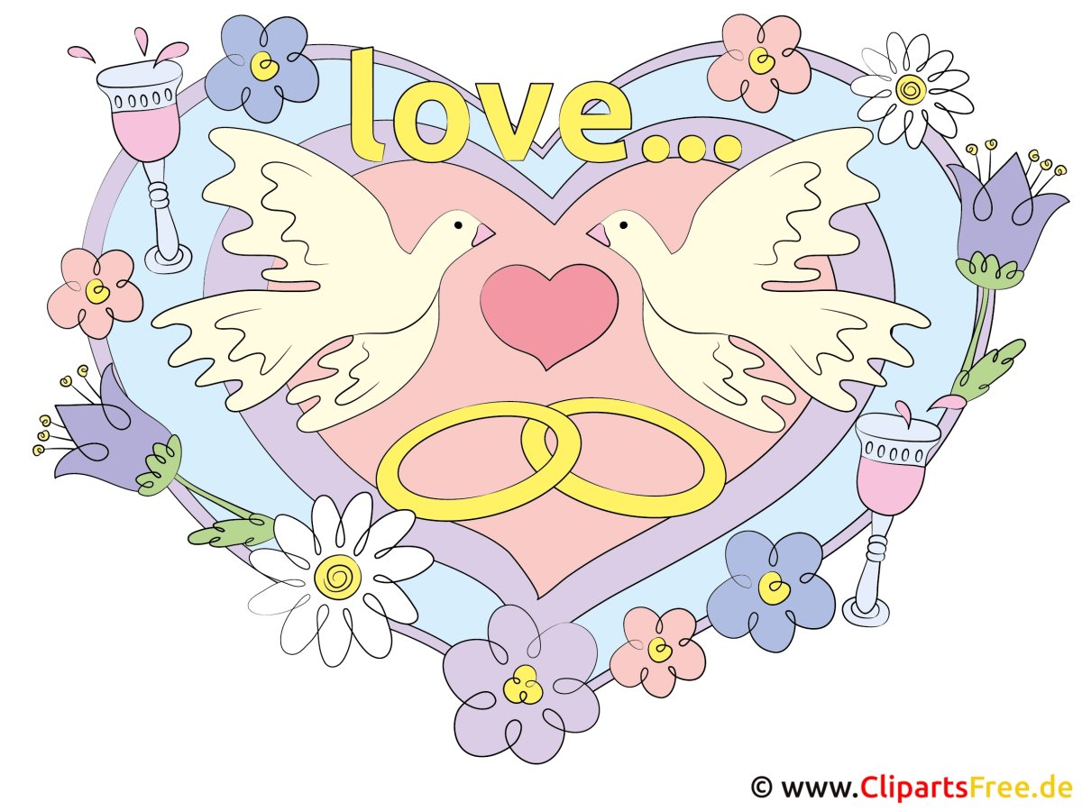 Свадебные клипарты на прозрачном фоне