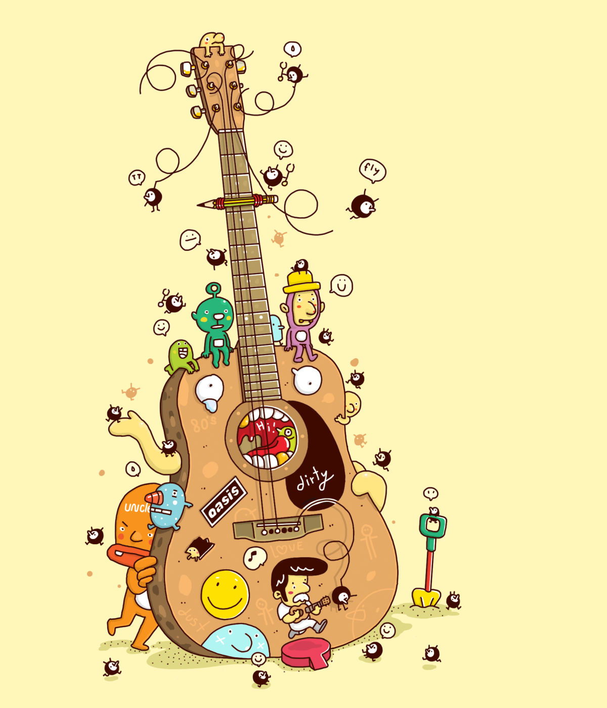 Мультяшные гитары