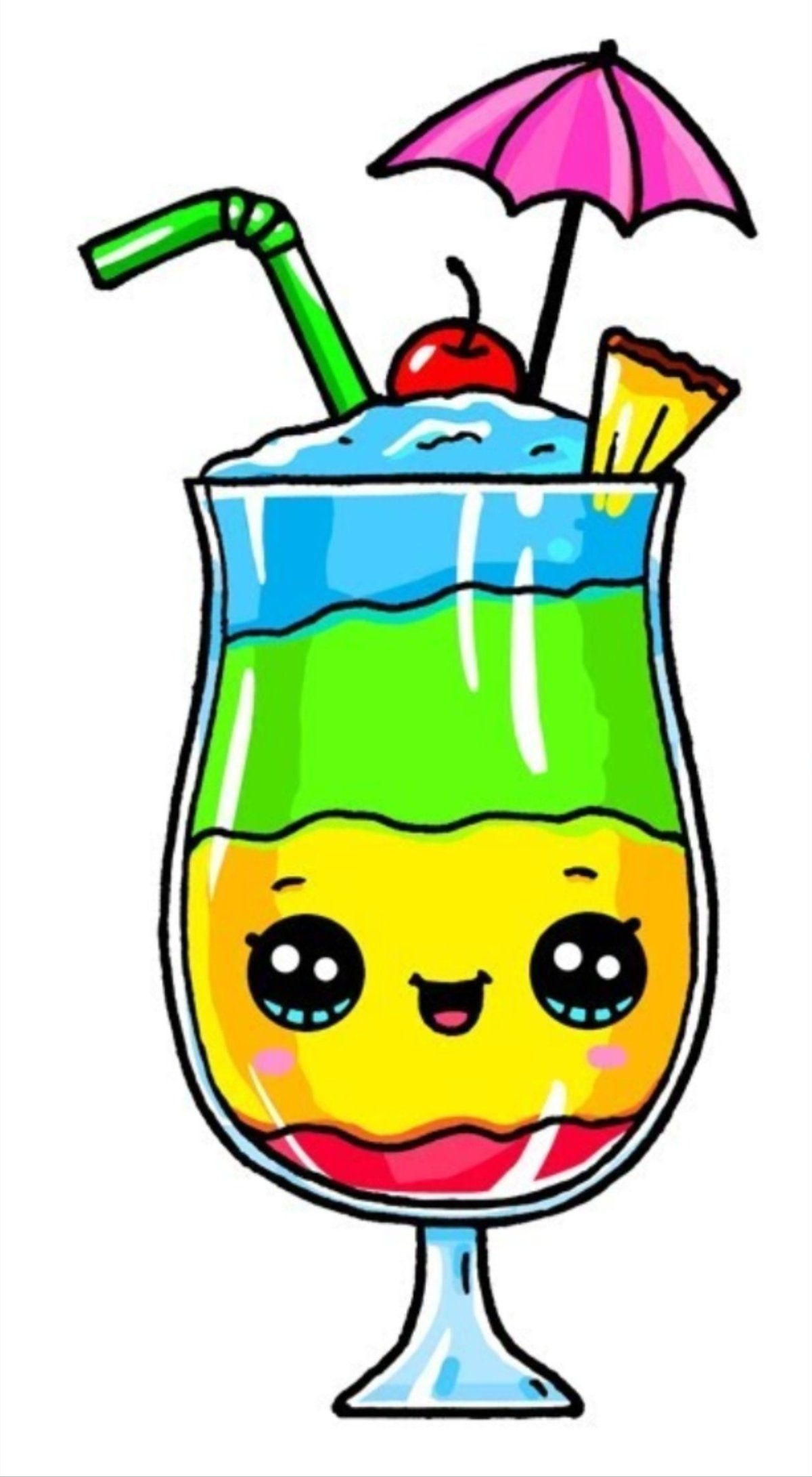 Коктейль для срисовки