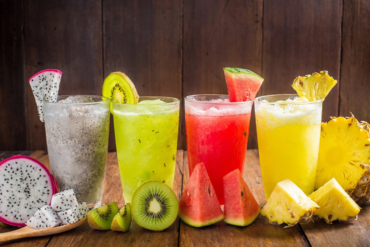 Смузи ананас маракуйя