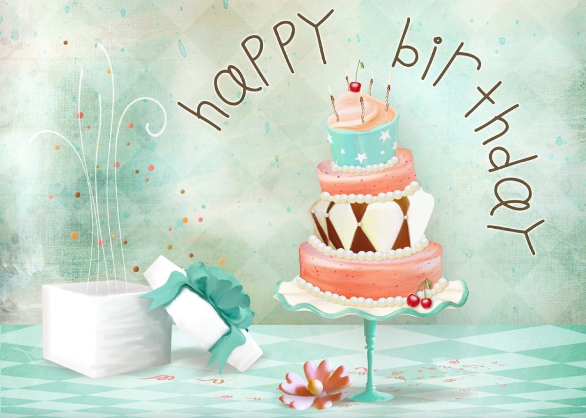 Открытки с днём рождения девушке