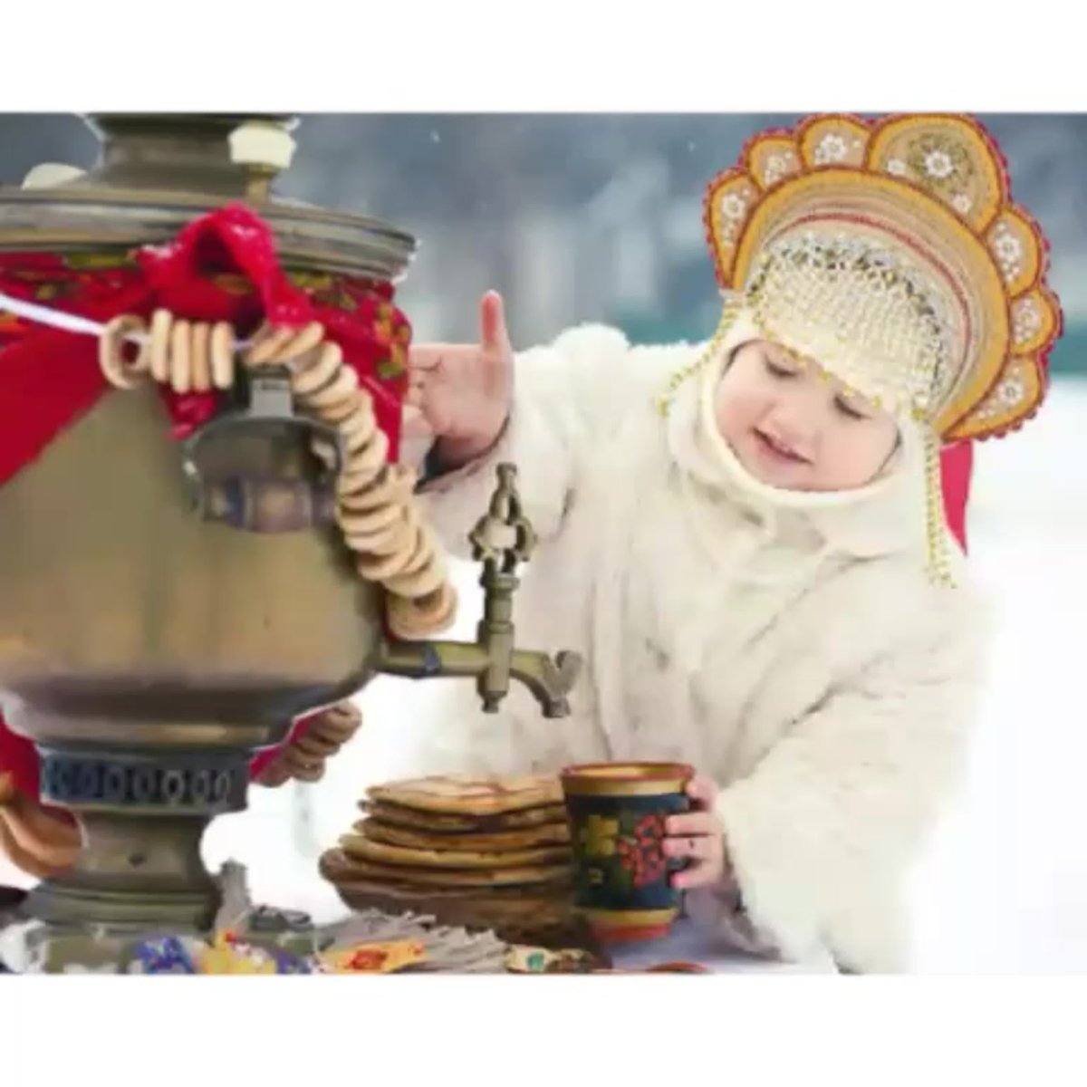 Чайные посиделки (самовар, баранки)