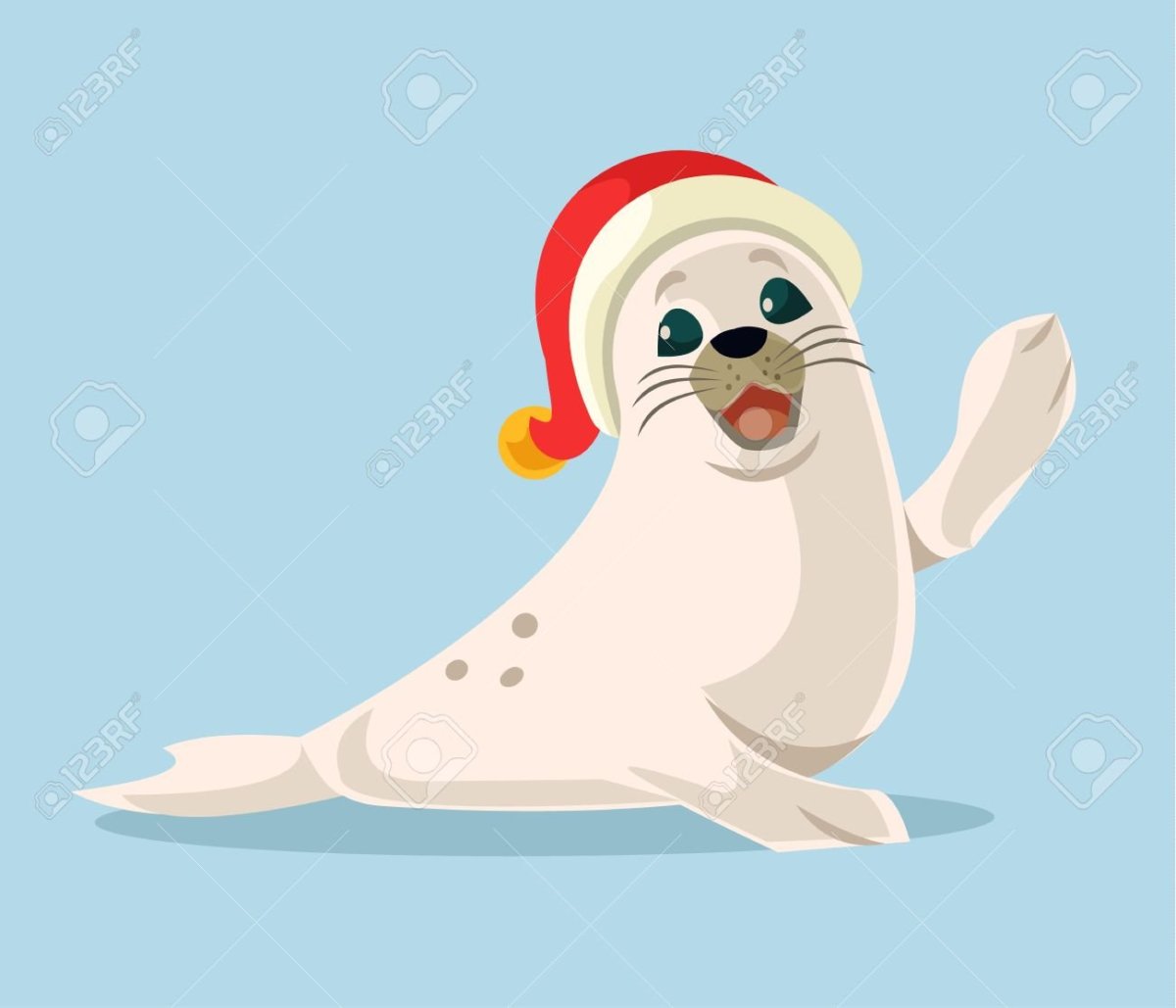 Тюлень новый год