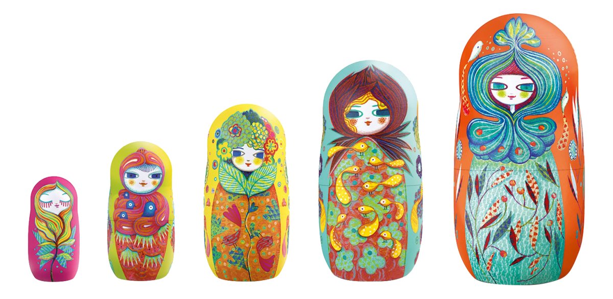 Матрешка сказочные персонажи