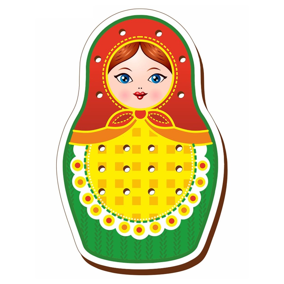 Матрешки яркие для детей