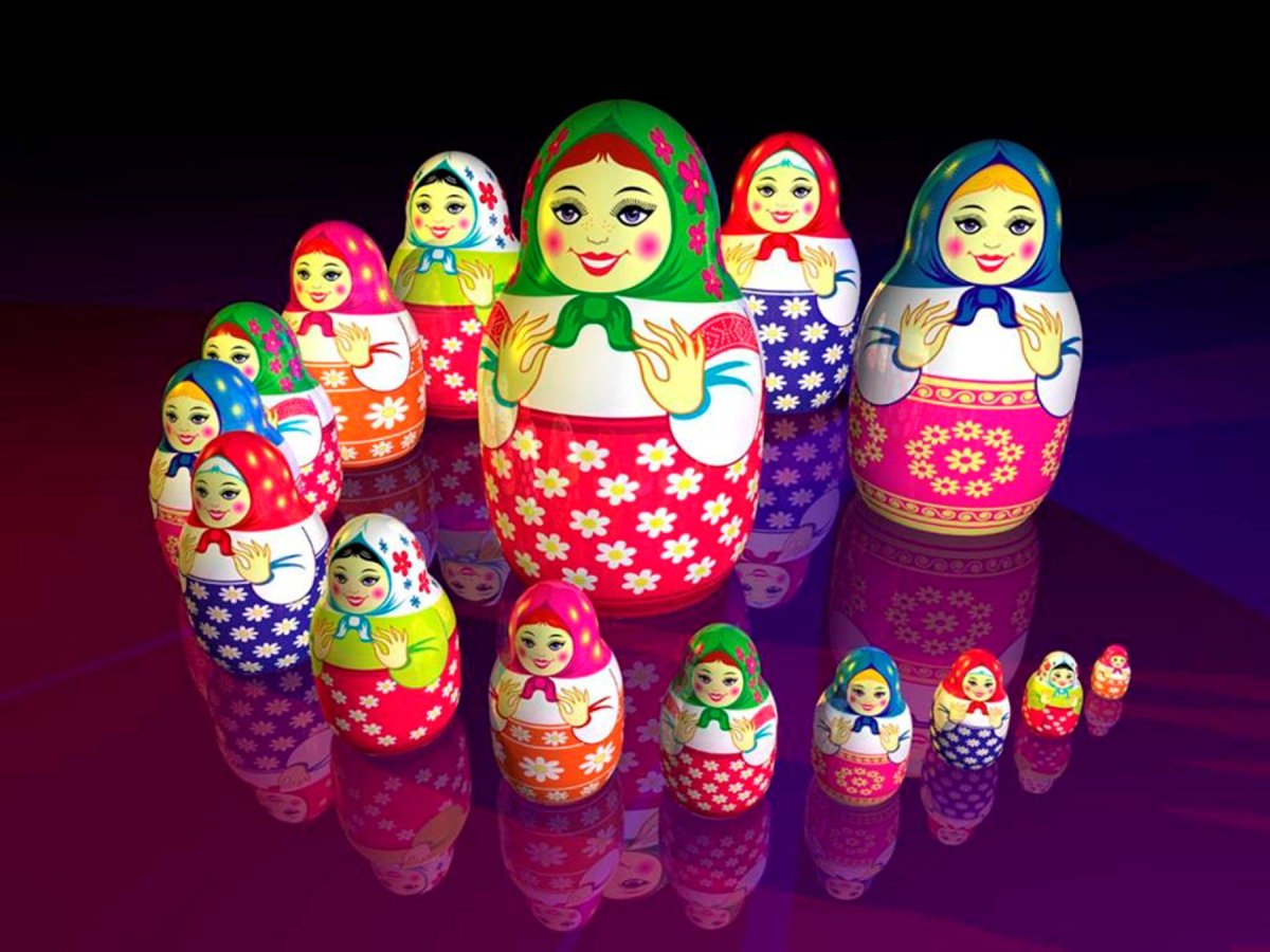 Деревянная Матрешка